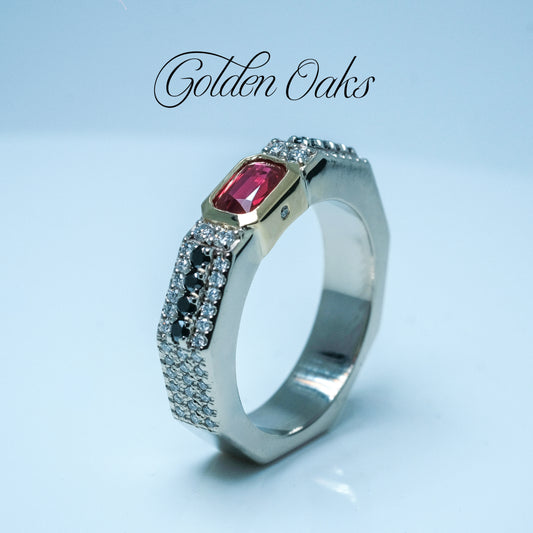 Men’s Ruby & Diamond Ring