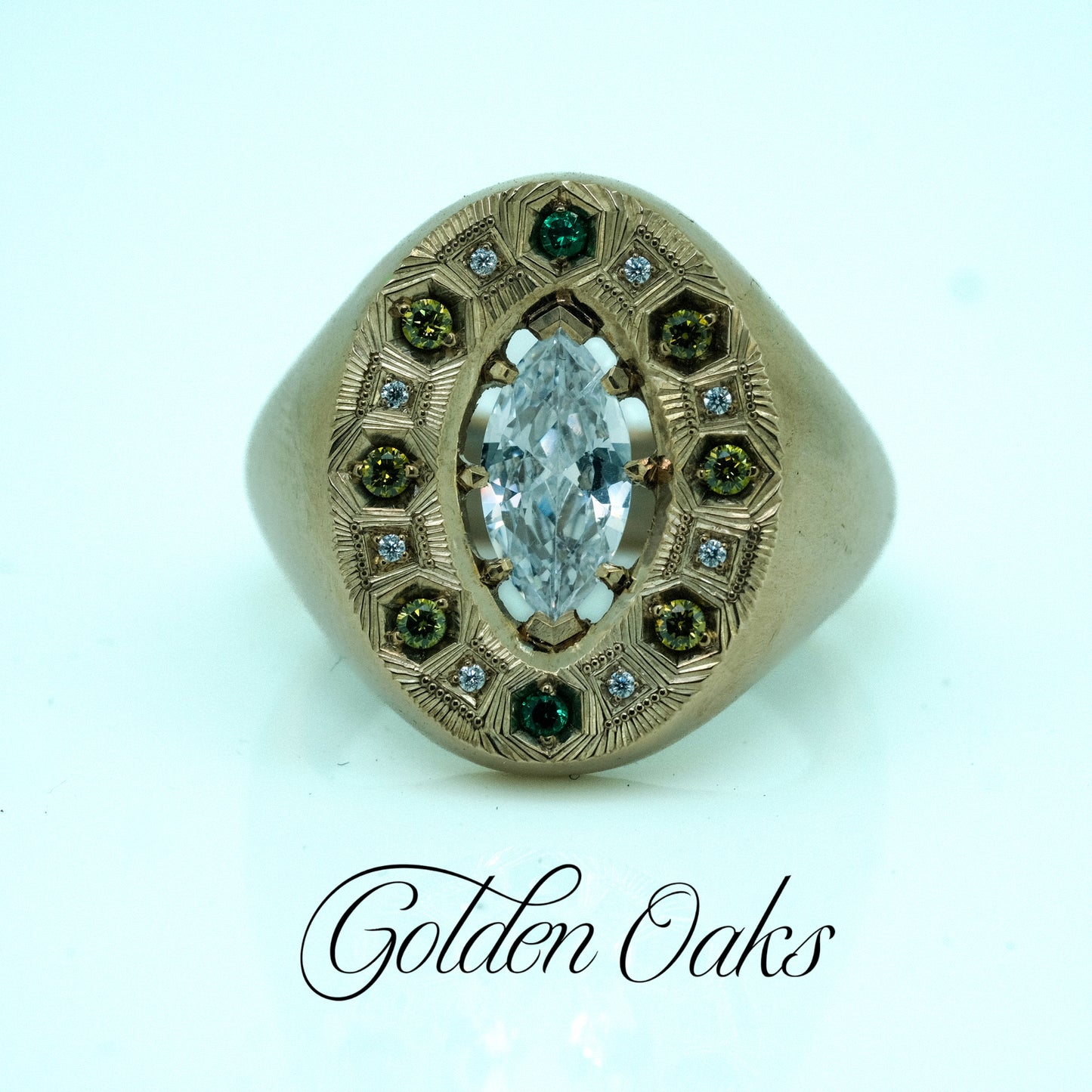 Hand Engraved Signet Ring