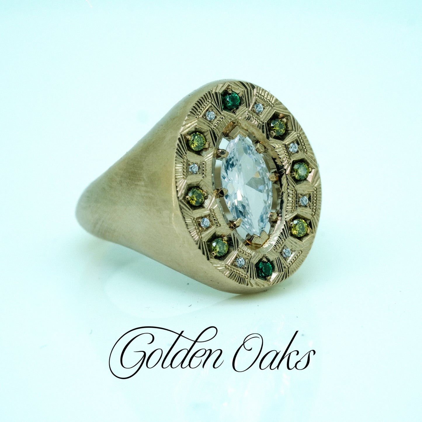 Hand Engraved Signet Ring