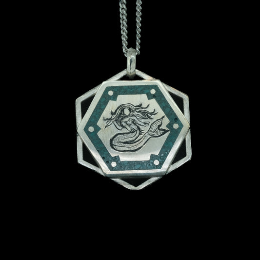 Hexagon “Marlani” Pendant