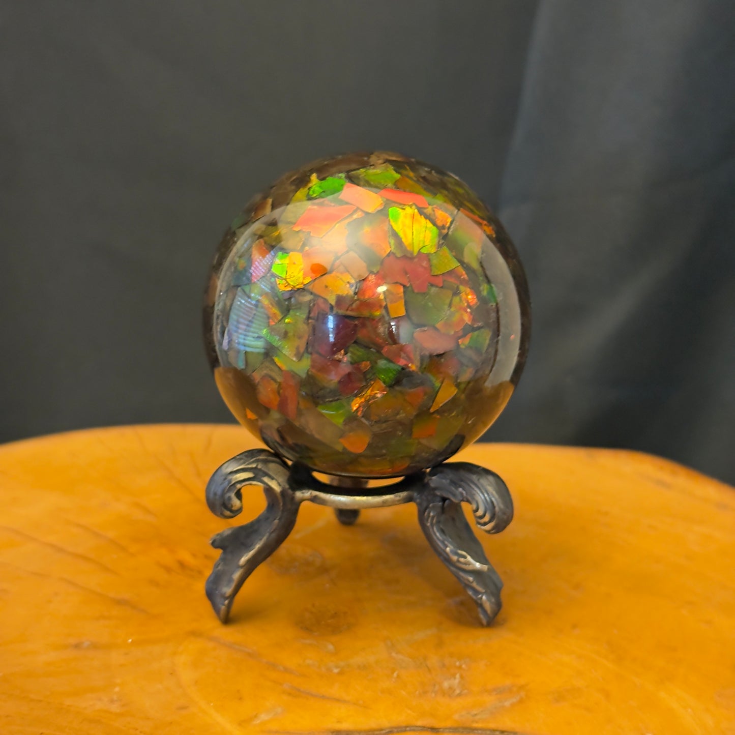 Large Ammolite Sphere