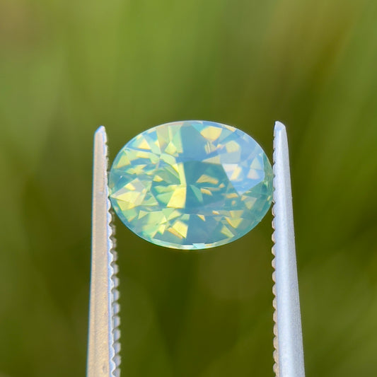 Opalescent Green Sapphire