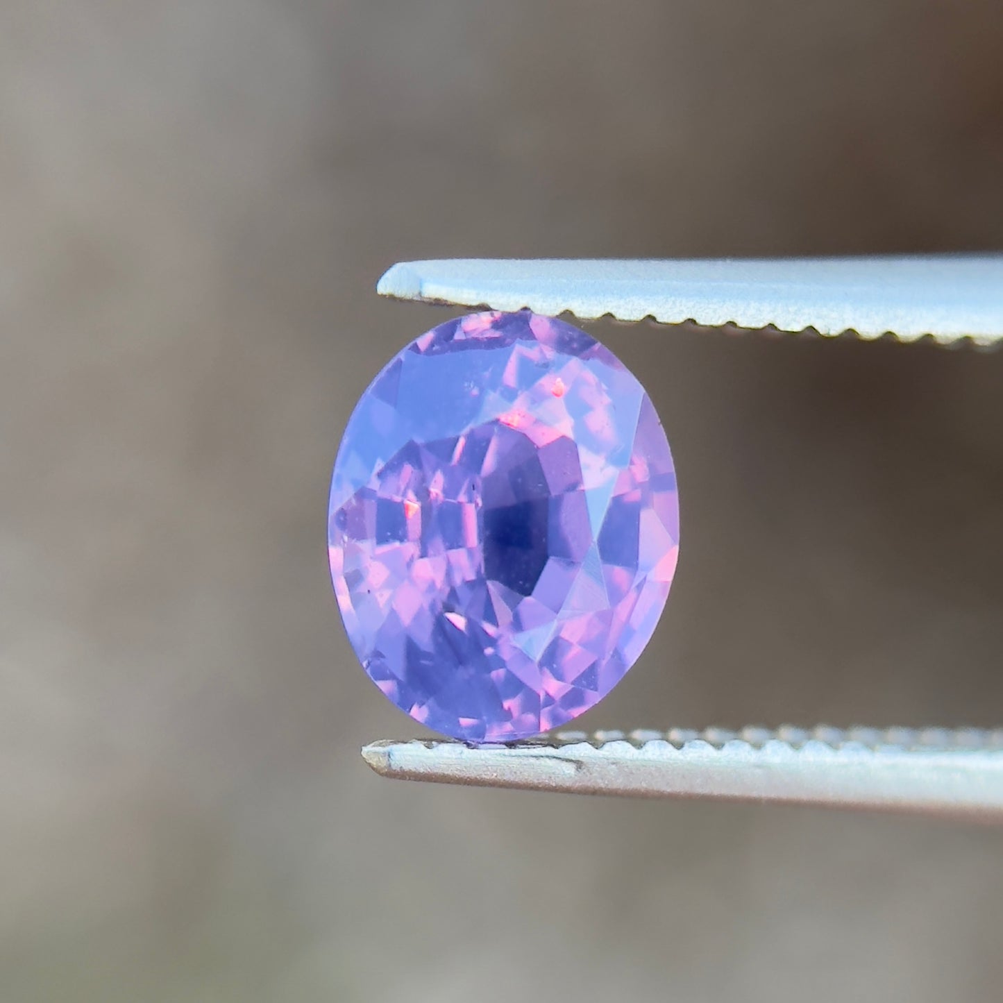 Pinkish Purple Opalescent Sapphire