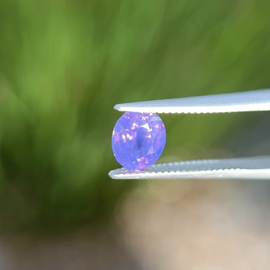 Pinkish Purple Opalescent Sapphire