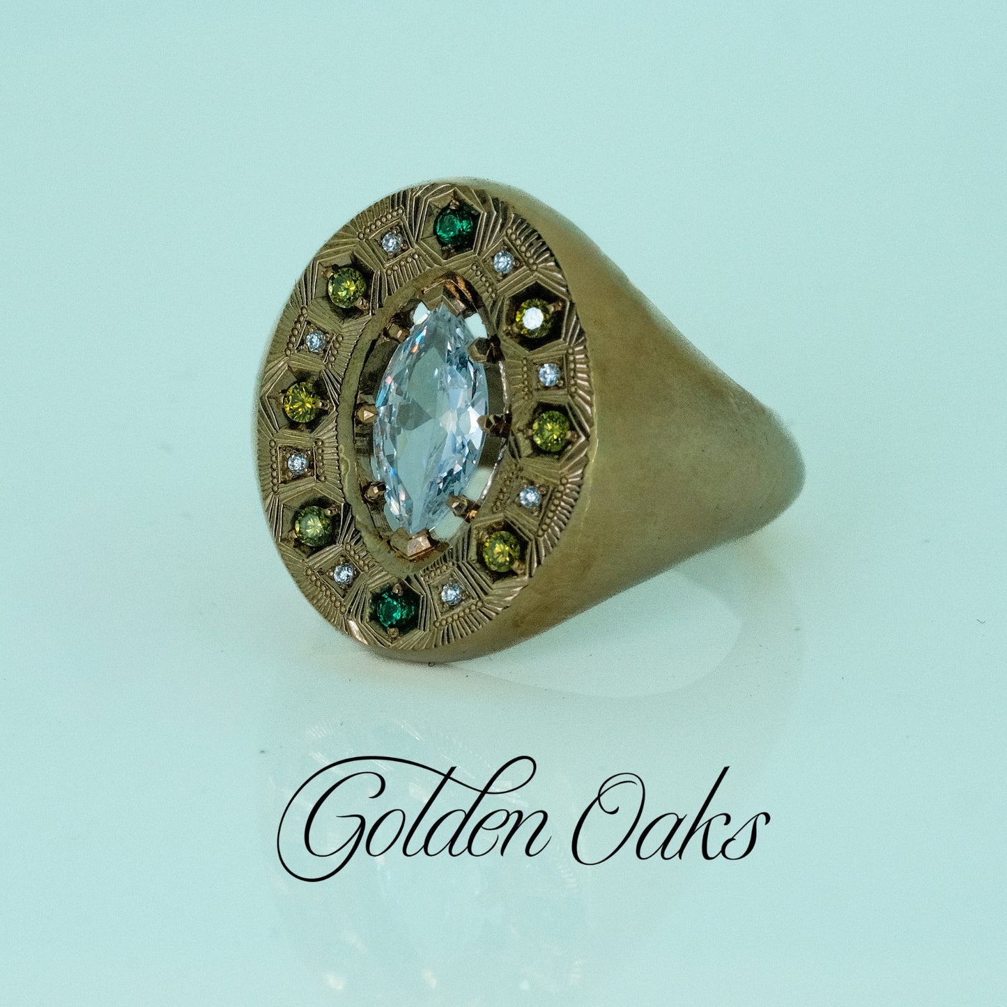 Hand Engraved Signet Ring