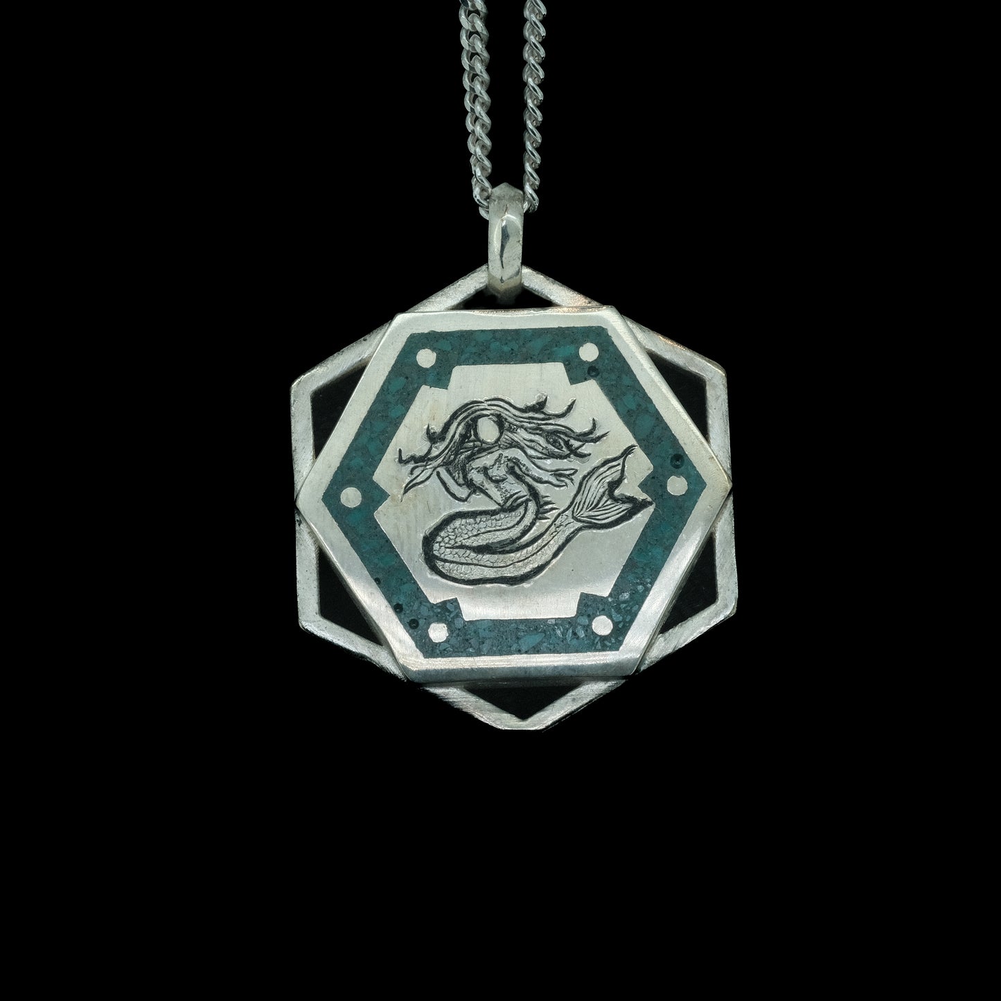 Hexagon “Marlani” Pendant
