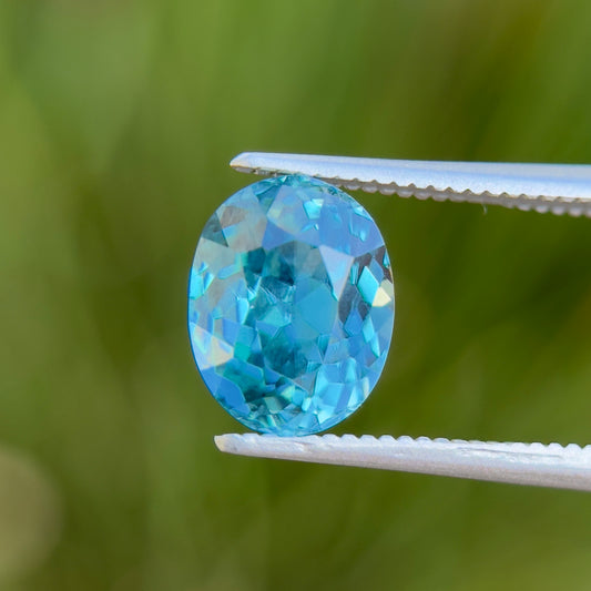 Blue Zircon - 2 ct