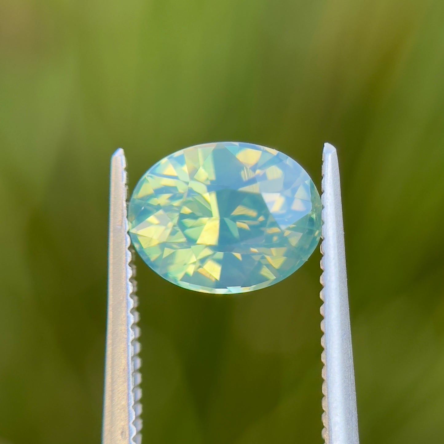 Opalescent Green Sapphire