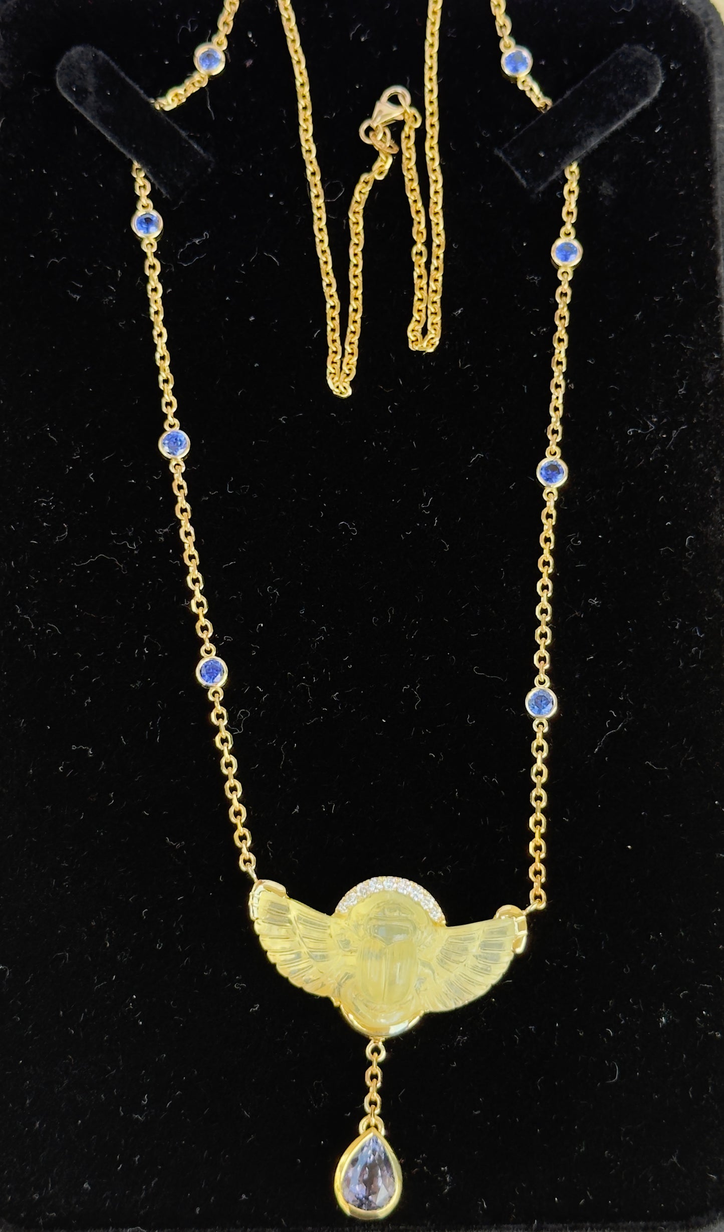 “Each Day, Create Beauty” 18KT Gold Necklace